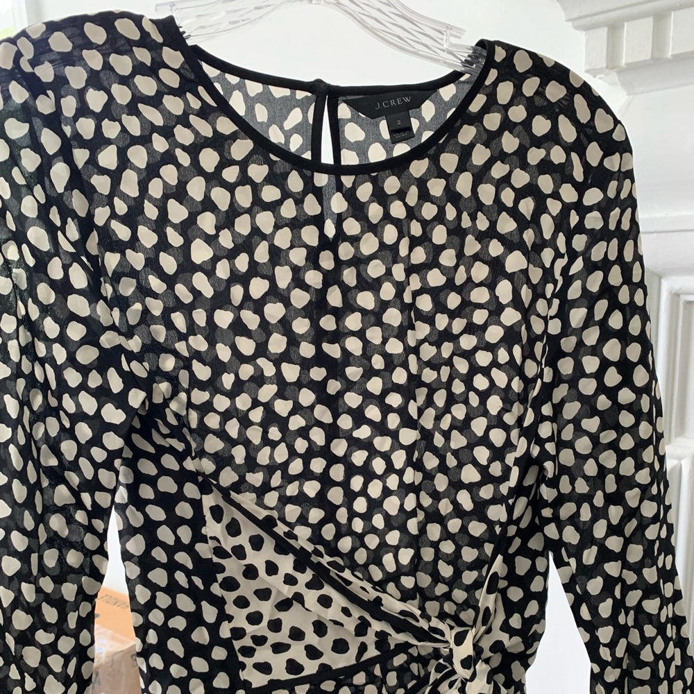 Black and White Jcrew top